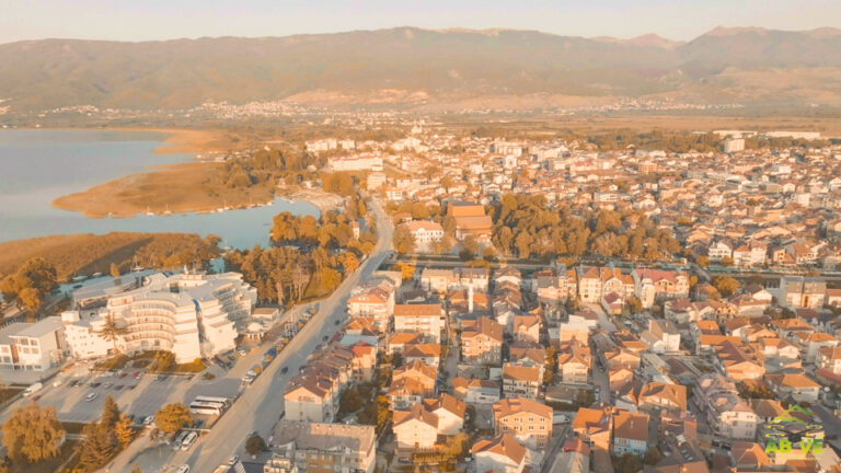 Struga-autumn-north macedonia-above-2